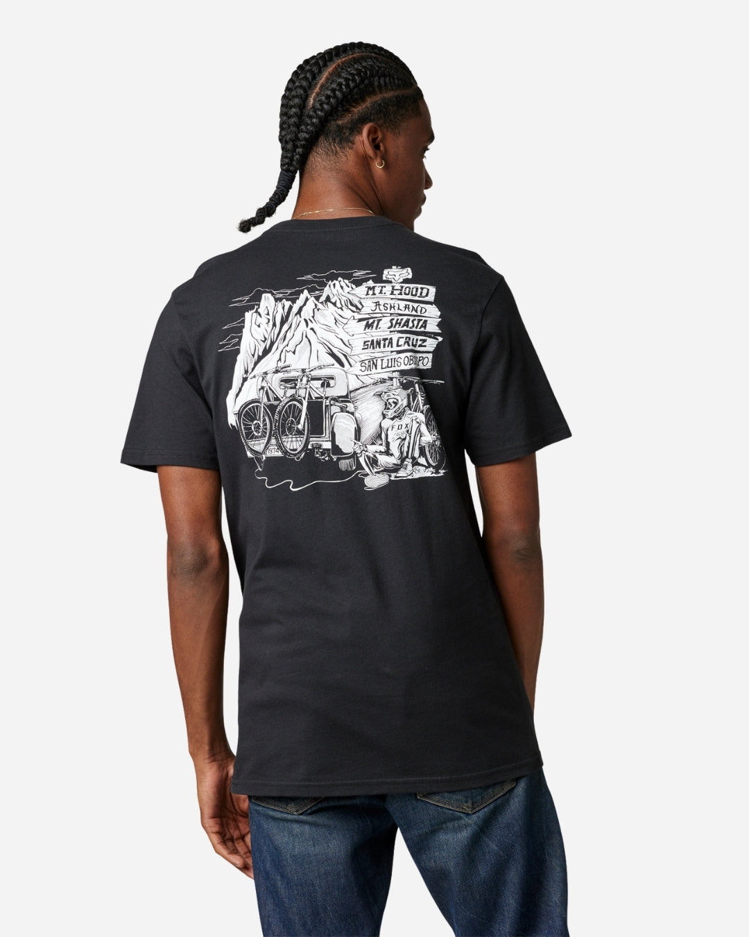 Fox Racing Net Neues Kurzarm-T-Shirt – Schwarz