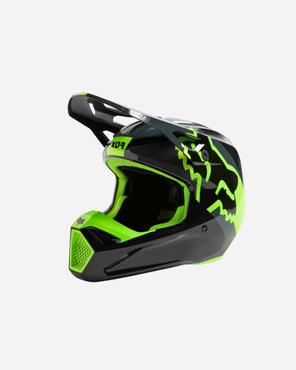 Casque enfant Fox Racing V1 Xpozr - Noir/Gris