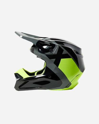 Fox Racing V1 Xpozr Helm - Schwarz/Grau