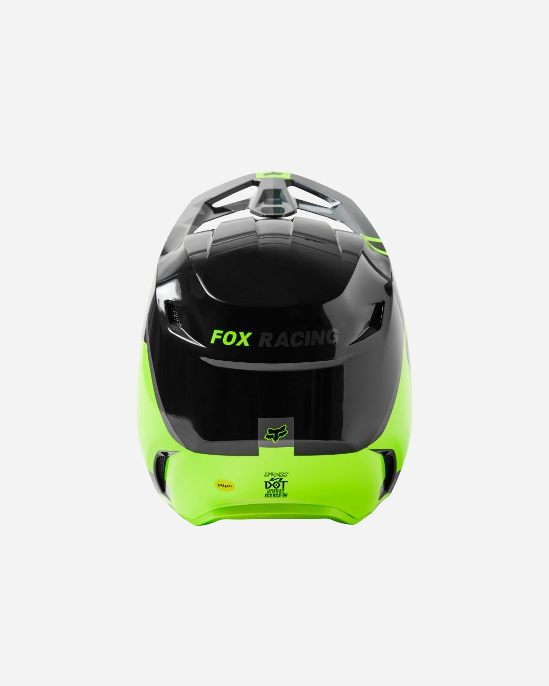 Fox Racing V1 Xpozr Helm - Schwarz/Grau