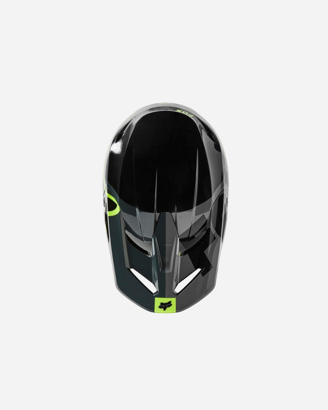Fox Racing V1 Xpozr Helm - Schwarz/Grau