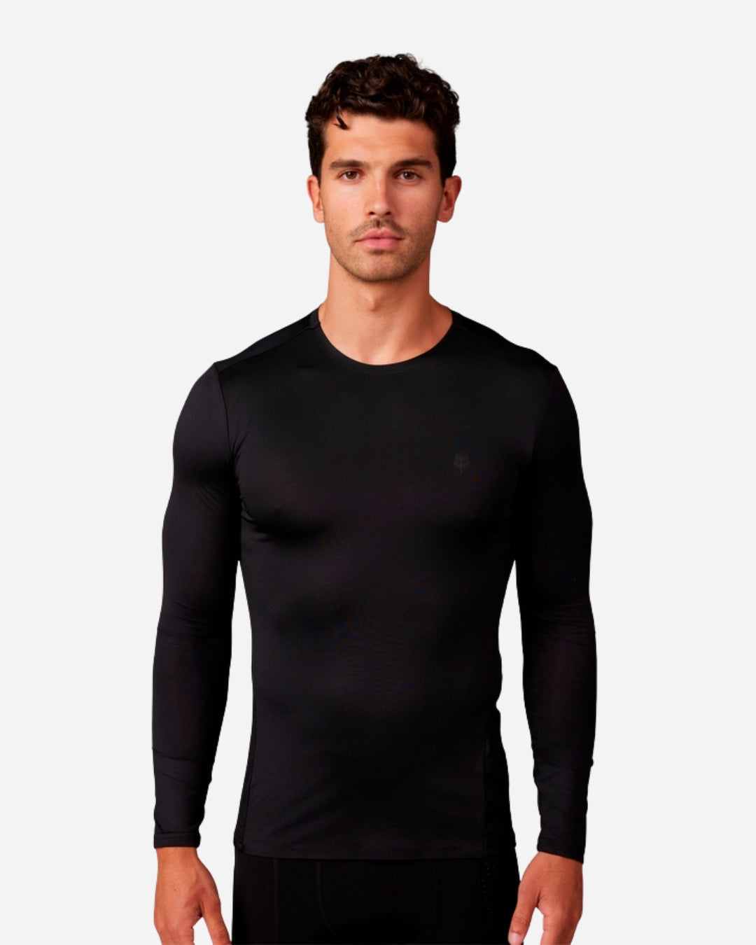 T-shirt Fox Racing Tecbase Manches Longues - Noir