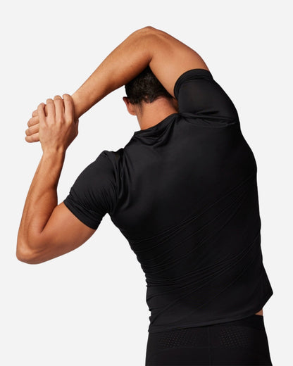 T-shirt Fox Racing Tecbase Manches Courtes - Noir