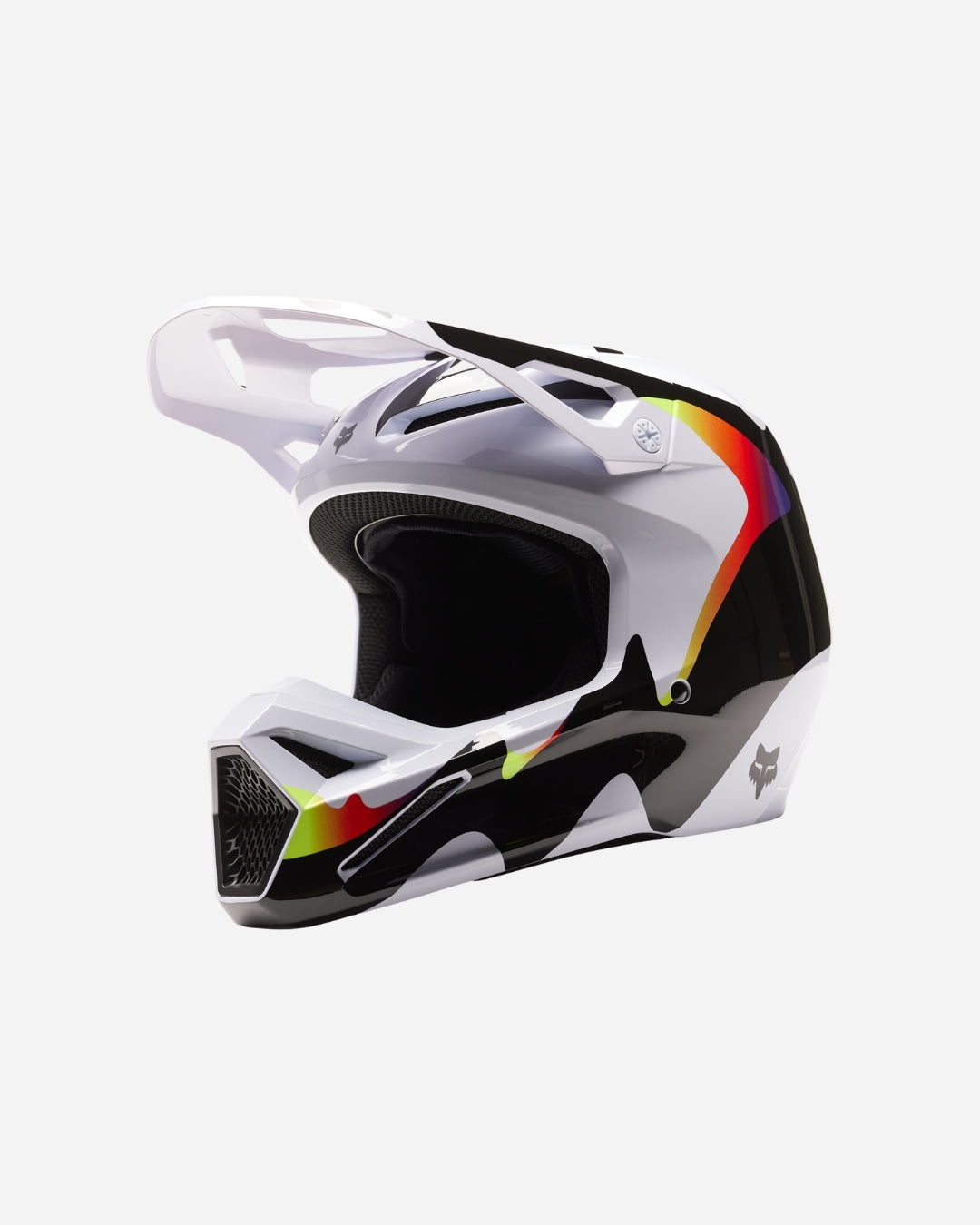 Casque Fox Racing V1 Kozmik - Noir/Blanc