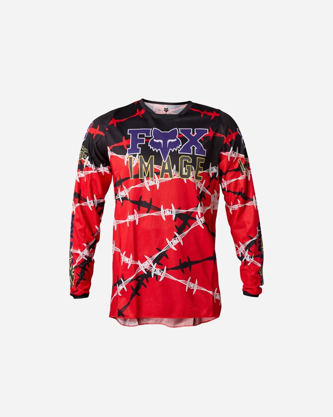 Maglia Fox Racing 180 Barbed Wire SE - Rosso Fluo