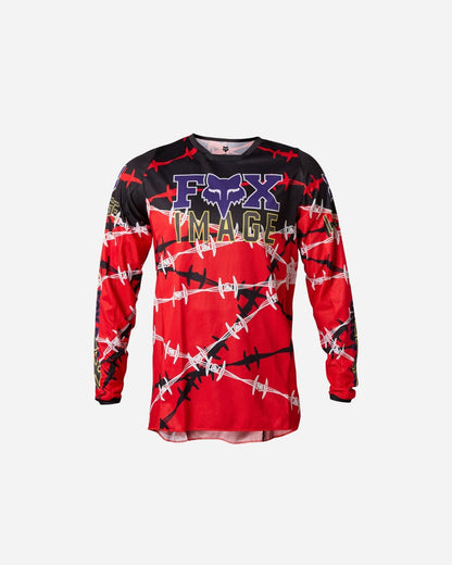 Maglia Fox Racing 180 Barbed Wire SE - Rosso Fluo