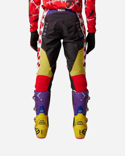 Pantalon Fox Racing 180 Barbed Wire Édition Spéciale - Rouge fluo