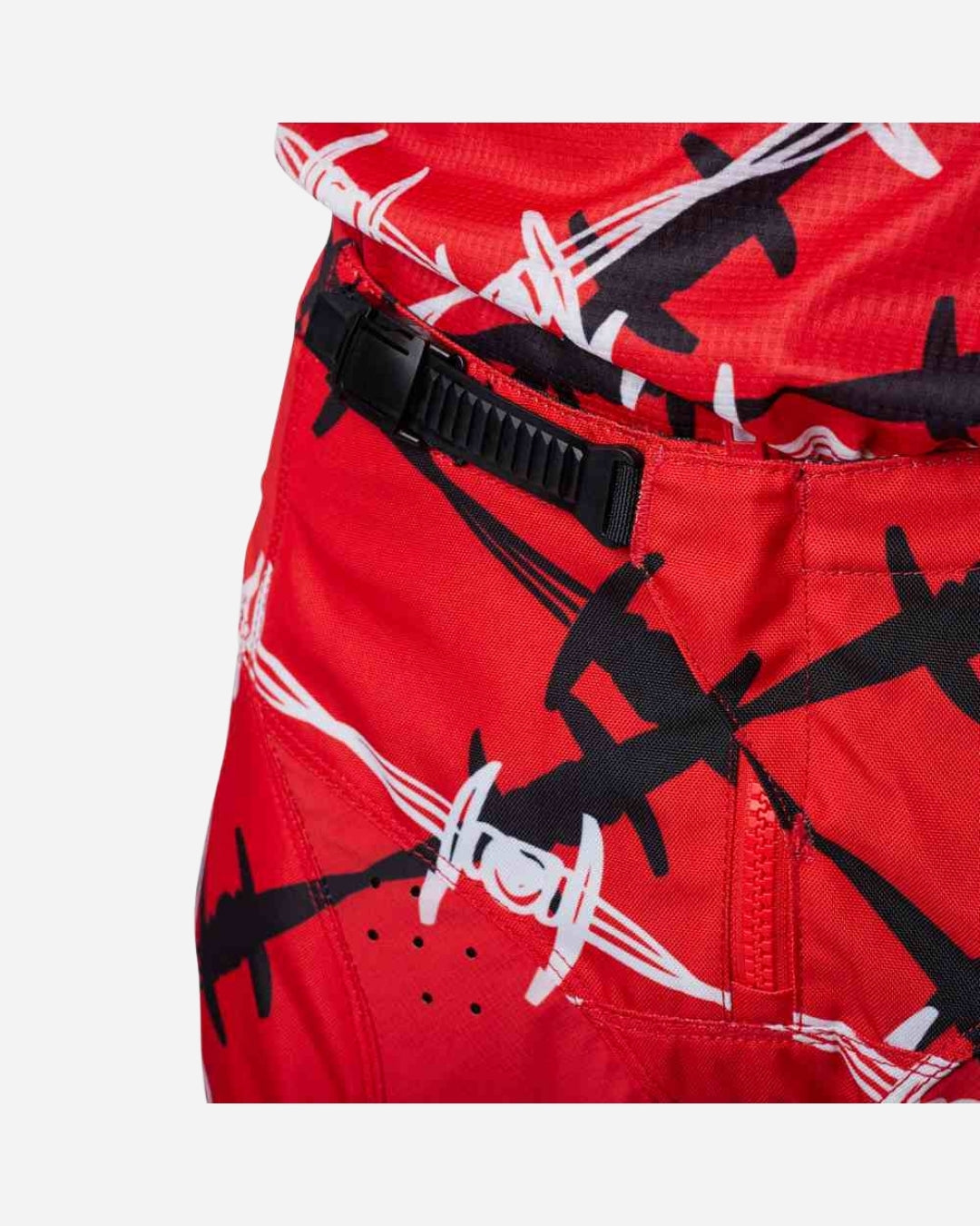 Pantalon Fox Racing 180 Barbed Wire Édition Spéciale - Rouge fluo