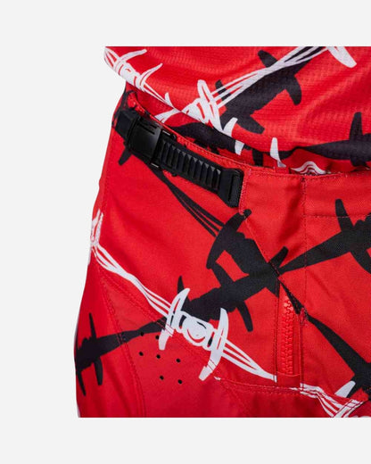Pantalon Fox Racing 180 Barbed Wire Édition Spéciale - Rouge fluo
