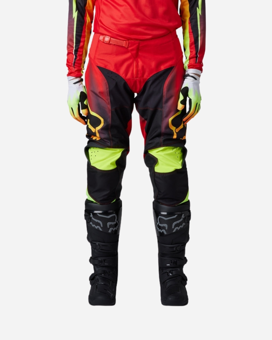 Fox Racing 180 Statk Hose – Fluoreszierendes Rot