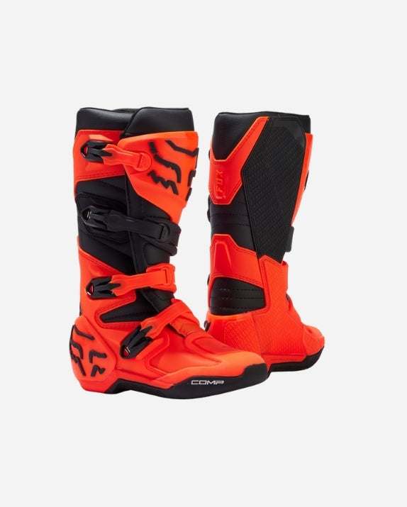 Fox Racing Comp Youth Boots - Fluorescent Orange