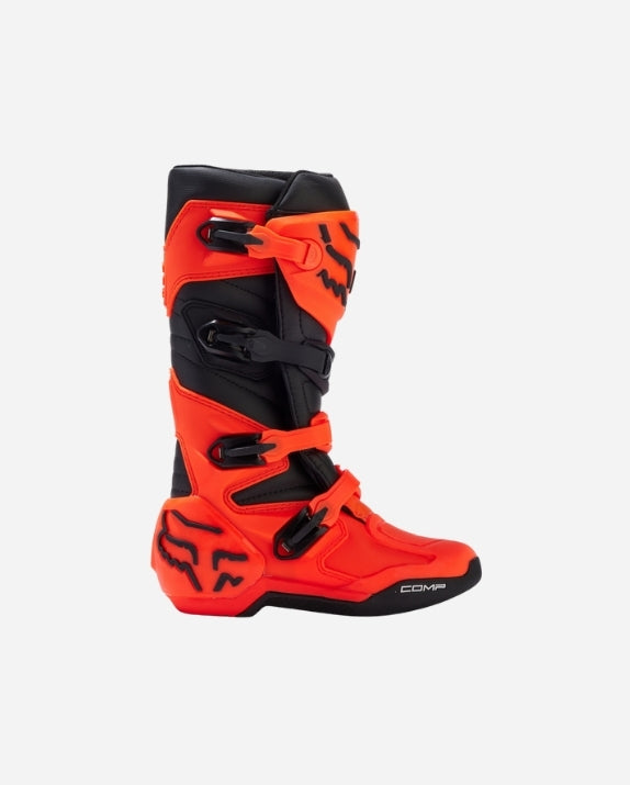 Bottes Fox Racing Comp Jeune - Orange fluo