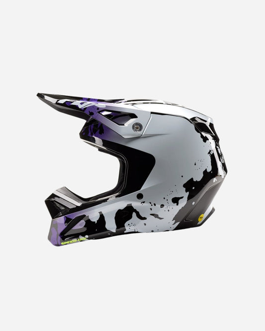 Casque enfant Fox Racing V1 Morphic - Noir/Blanc