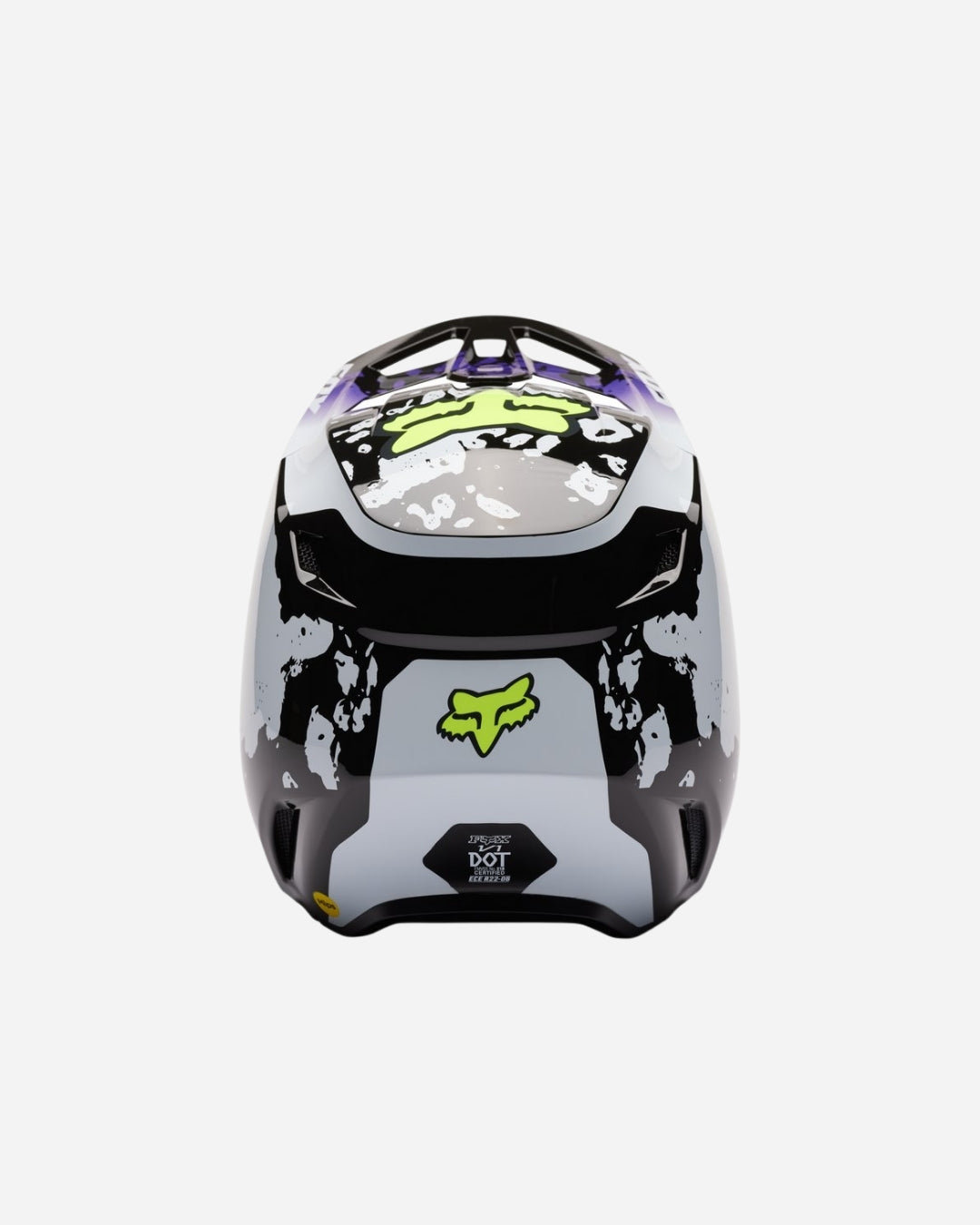Casque enfant Fox Racing V1 Morphic - Noir/Blanc