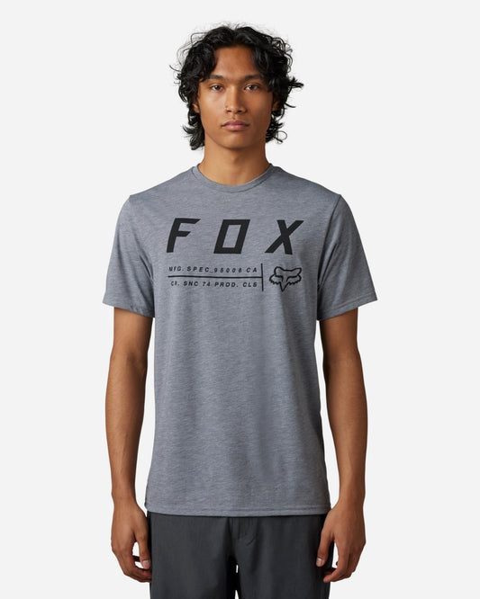 Fox Racing Non Stop short-sleeved technical T-shirt - Heather Graphite