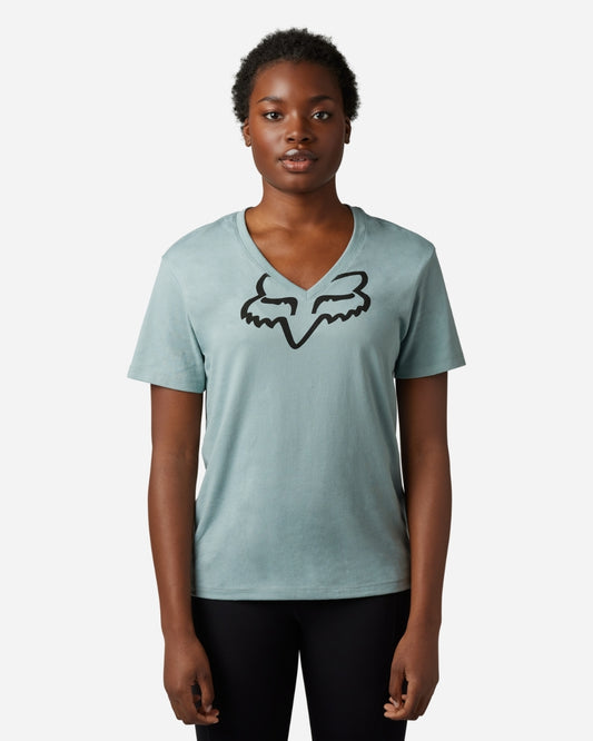 T-shirt Fox Racing Boundary manches courtes - Métal gris