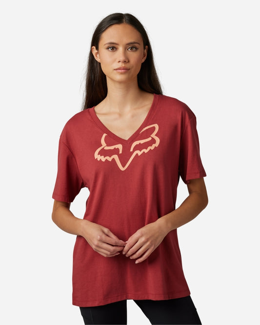 T-shirt Fox Racing Boundary manches courtes - Écarlate