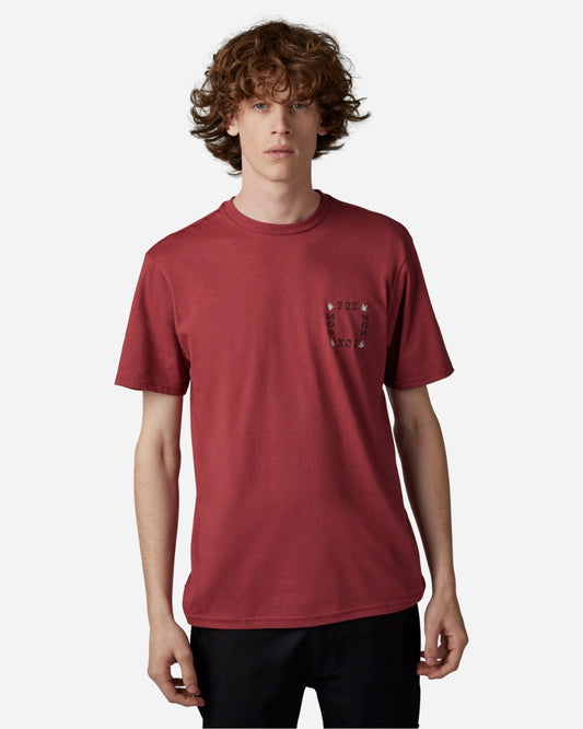 Fox Racing Hinkley Kurzarm-T-Shirt – Scharlachrot