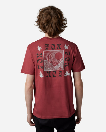 Maglietta a maniche corte Fox Racing Hinkley - Scarlatto
