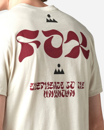 T-shirt Fox Racing Zonify manches courtes - Blanc vintage