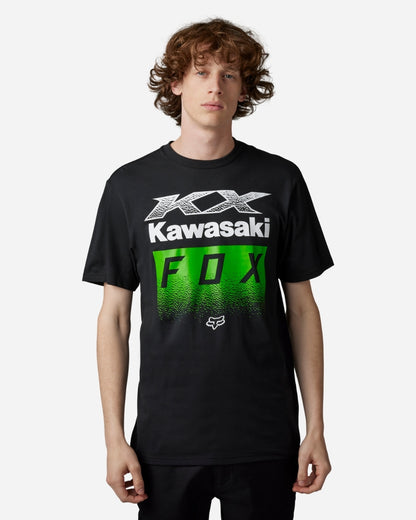 Fox Racing x Kawasaki Kurzarm-T-Shirt – Schwarz