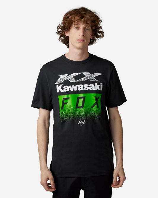 Fox Racing x Kawasaki Kurzarm-T-Shirt – Schwarz