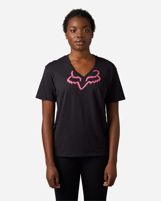 T-shirt Fox Racing Boundary manches courtes - Noir/Rose