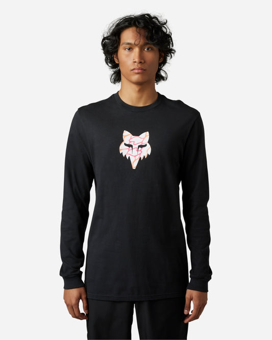 T-shirt Fox Racing Ryvr manches longues - Noir