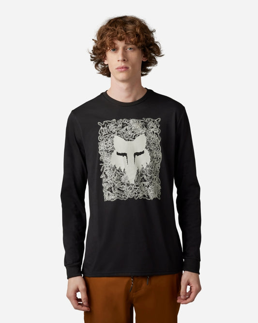 Fox Racing Auxilry long-sleeved technical T-shirt - Black