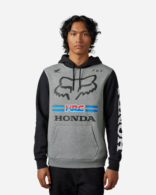 Sweat Fox Racing x Honda - Gris Chiné