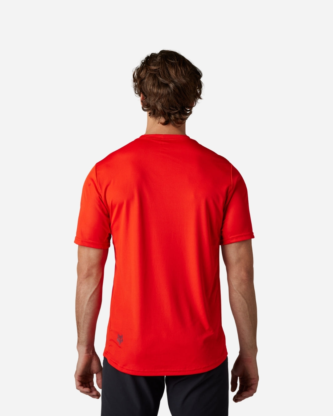 Maglia a maniche corte Fox Racing Ranger Moth Race - Rosso fluorescente