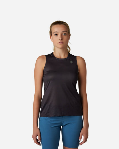 Fox Racing Flexair Ascent Women's Short Sleeve Jersey - Black