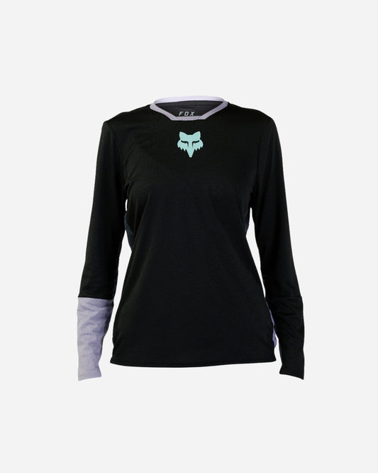 Maillot manches longues femme Fox Racing Defend Race - Noir