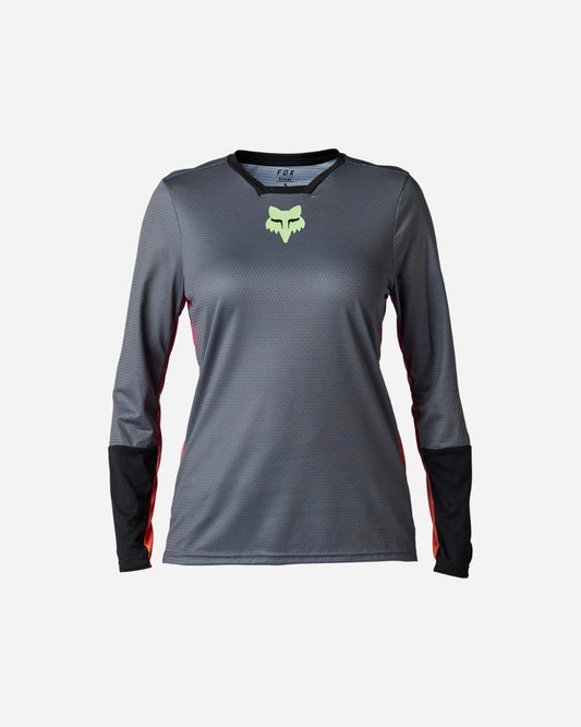 Maillot manches longues femme Fox Racing Defend Race - Pewter