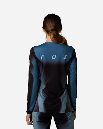 Maillot manches longues femme Fox Racing Flexair TS57 - Noir