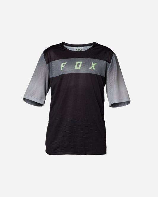 Maillot manches courtes enfant Fox Racing Flexair - Noir