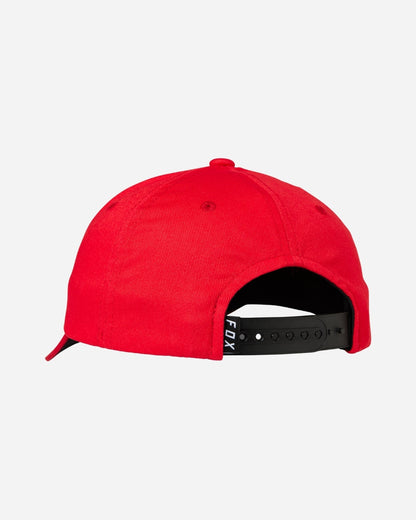 Casquette Snapback Enfant Fox Racing Shield 110 - Rouge Flamme