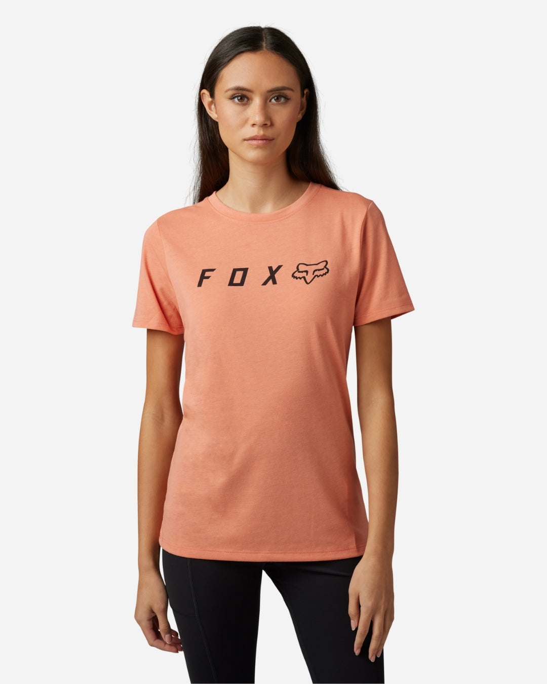 Fox Racing Absolute Damen-Funktionsshirt mit kurzen Ärmeln – Lachs