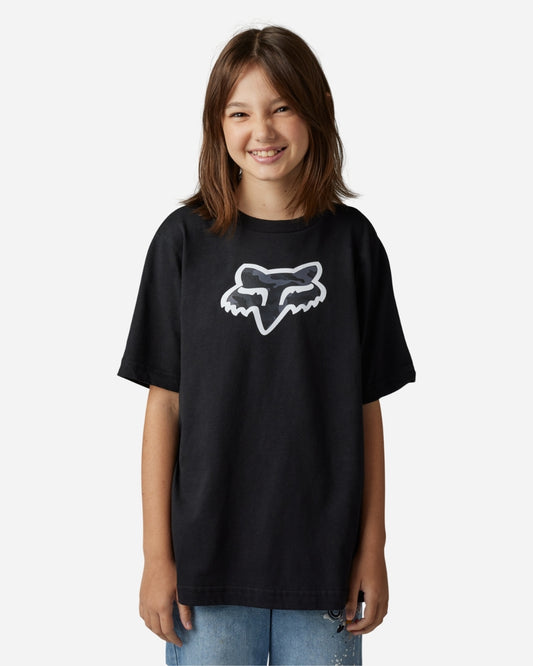 T-shirt Jeunes Fox Racing Vzns manches courtes - Noir