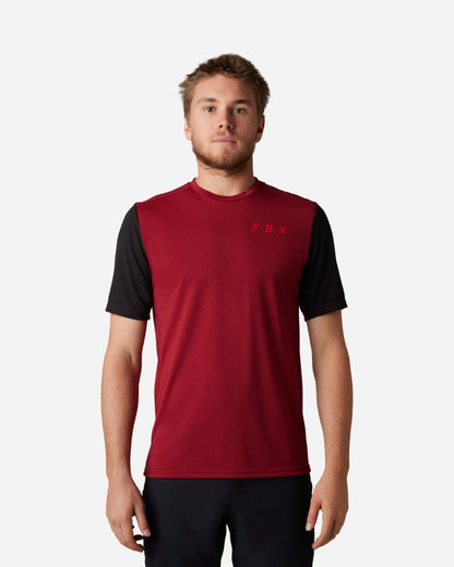 Maglia a maniche corte Fox Racing Ranger Race Drirelease - Borgogna