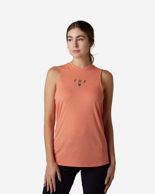 Fox Racing Ranger Drirelease Damen-Kurzarmtrikot – Lachs