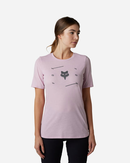 Fox Racing Ranger Veni Drirelease Women's Short Sleeve Jersey - Blush