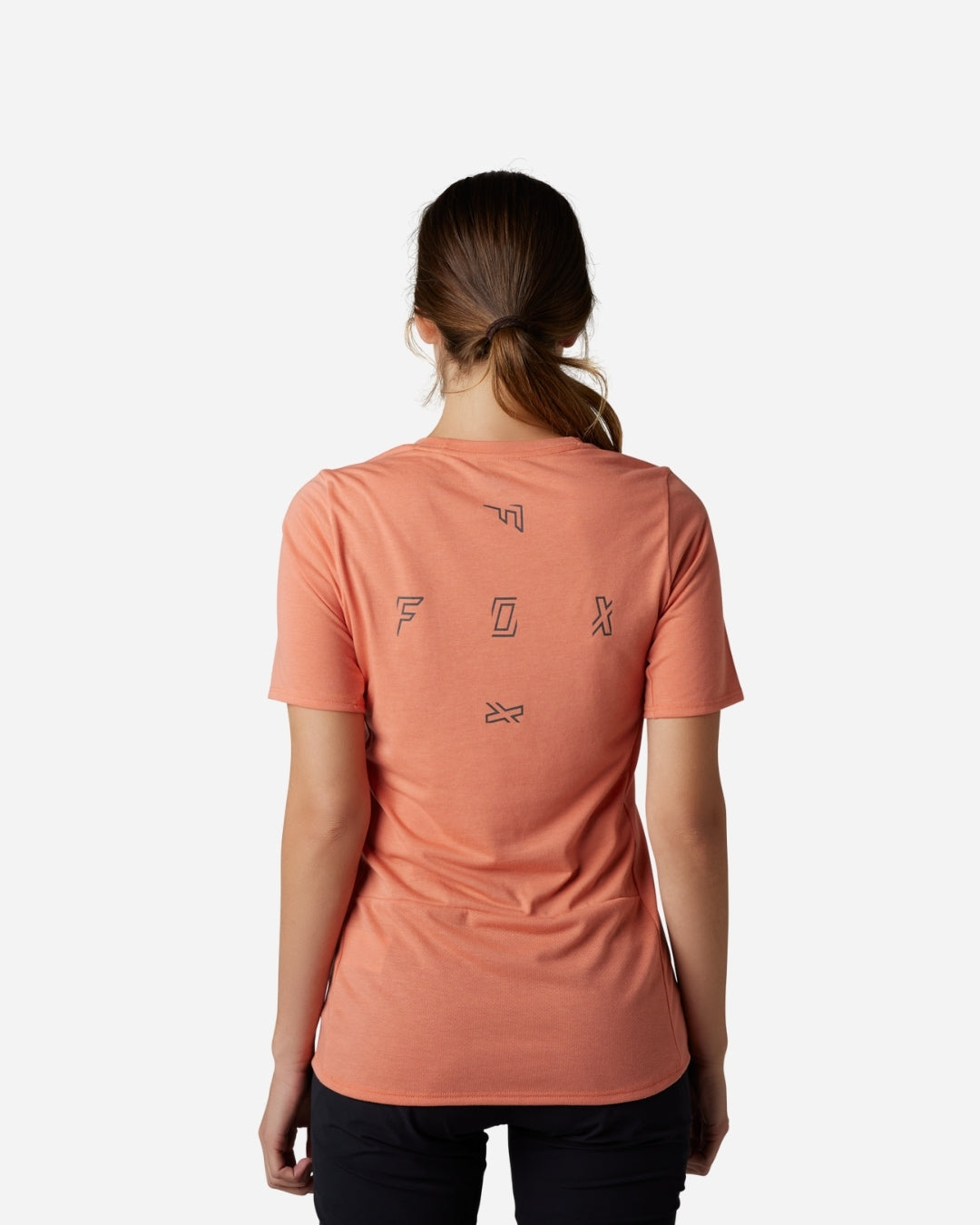 Fox Racing Ranger Fract Drirelease Damen-Kurzarmtrikot – Lachs