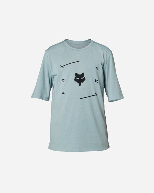 Maillot manches courtes enfant Fox Racing Ranger Veni Drirelease - Gunmetal