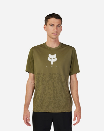 Maillot manches courtes Fox Racing Ranger TruDri - Vert