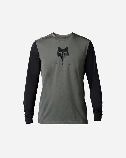 Maglia a maniche lunghe Fox Racing Ranger TruDri - Peltro