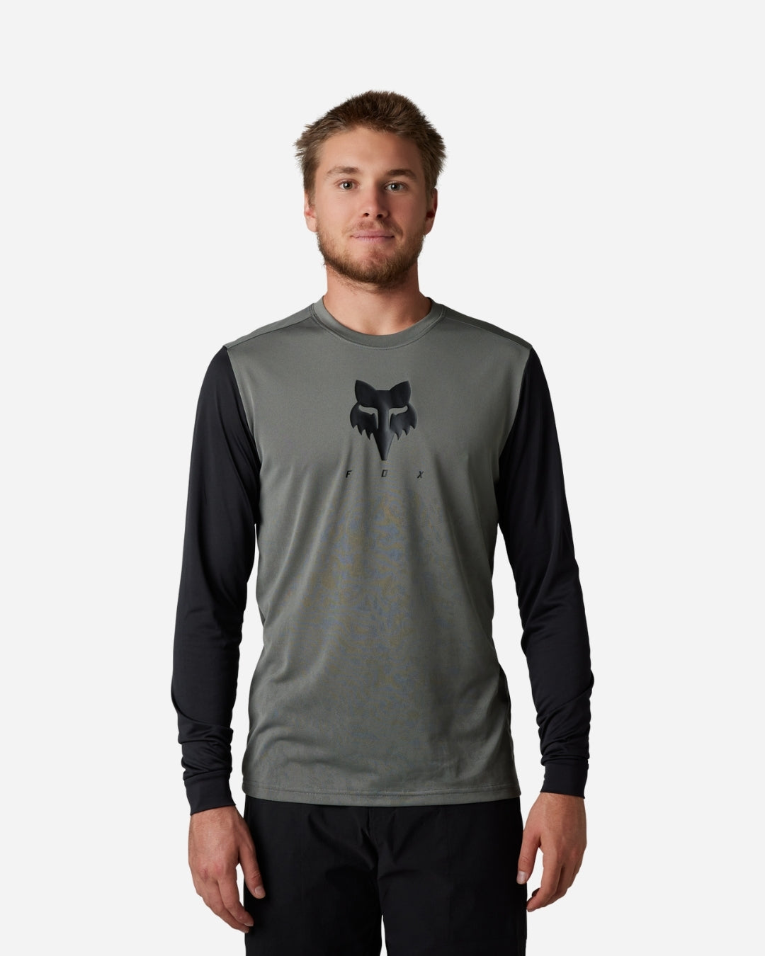 Maglia a maniche lunghe Fox Racing Ranger TruDri - Peltro