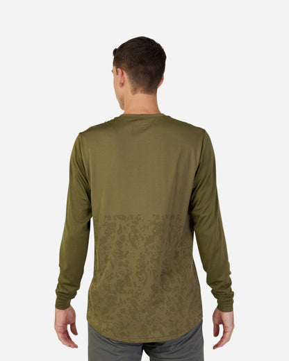 Maglia a maniche lunghe Fox Racing Ranger TruDri - Verde