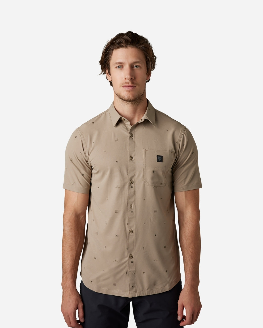 Maillot manches courtes Fox Racing Ranger Woven - Mocca