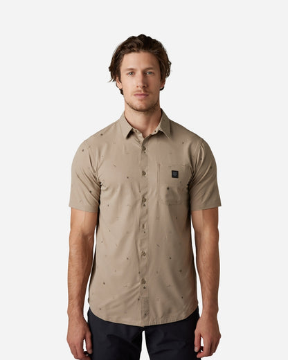 Maillot manches courtes Fox Racing Ranger Woven - Mocca